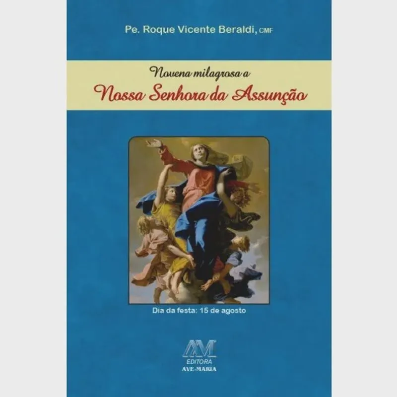 Livro - Novena milagrosa a Nossa Senhora da Assunção