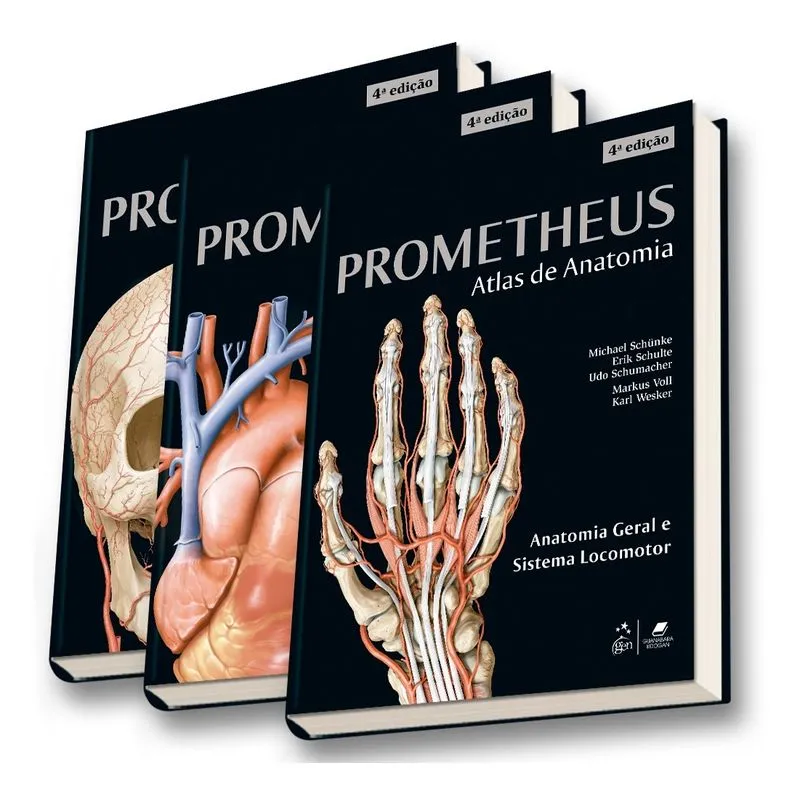 Coleção Prometheus - Atlas de Anatomia 3 Volumes