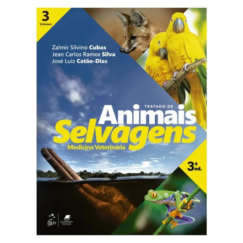 TRATADO DE ANIMAIS SELVAGENS - MEDICINA VETERINÁRIA - 3 VOLUMES