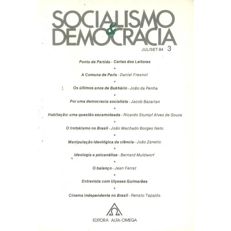 Socialismo e Democracia