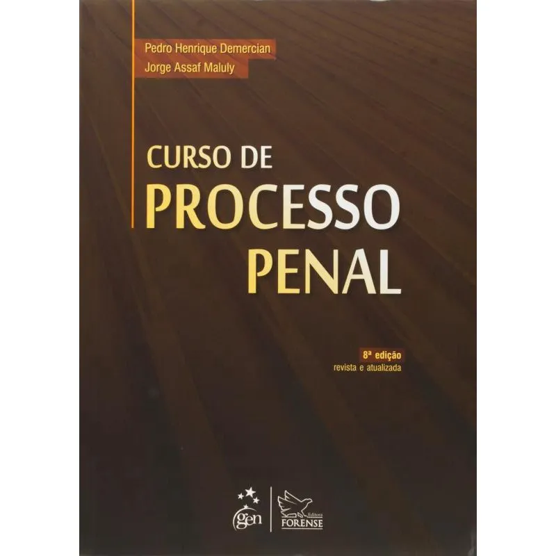 Curso De Processo Penal - 8ª Edição