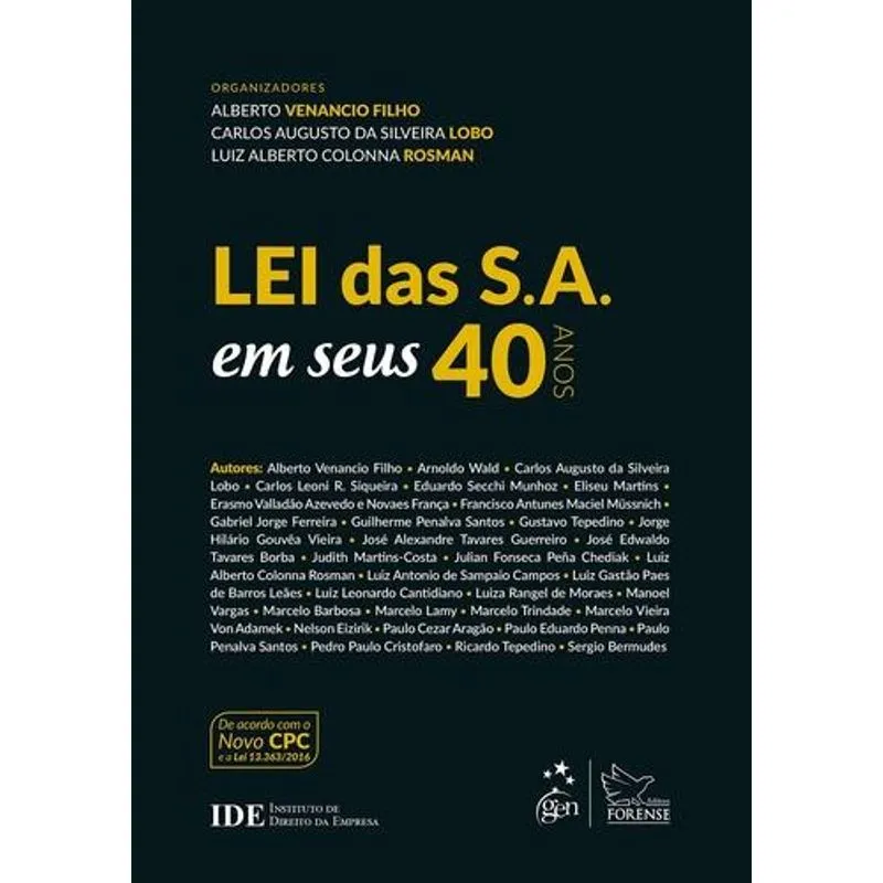 Lei das S A em Seus 40 Anos