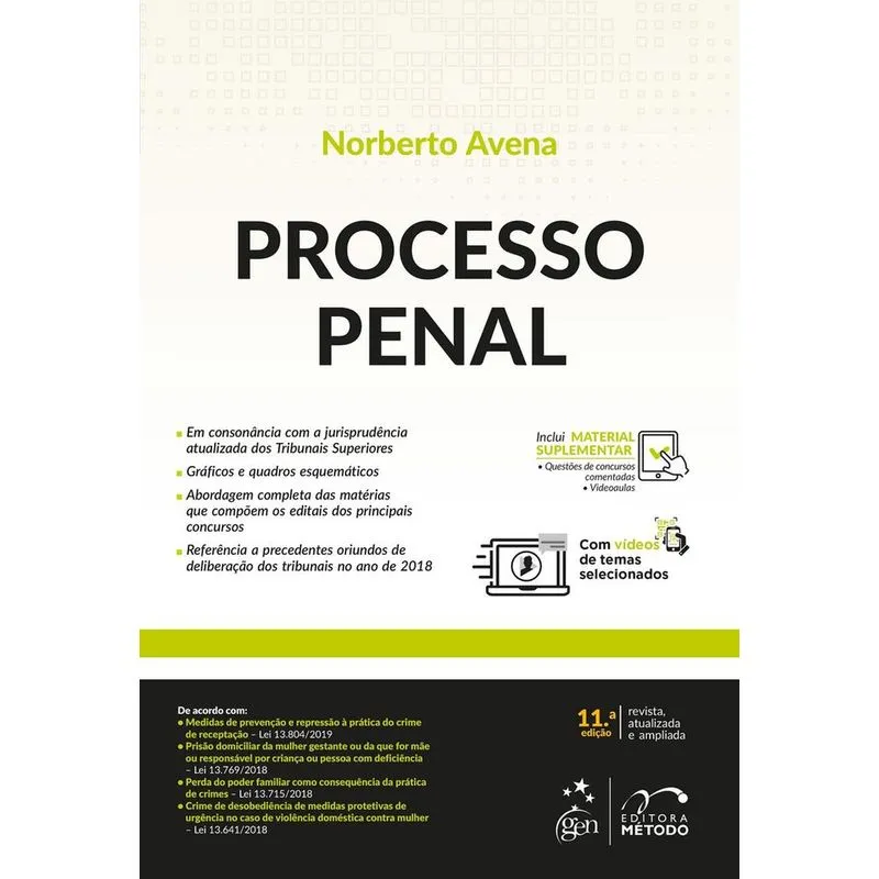 Processo Penal - Avena - Metodo