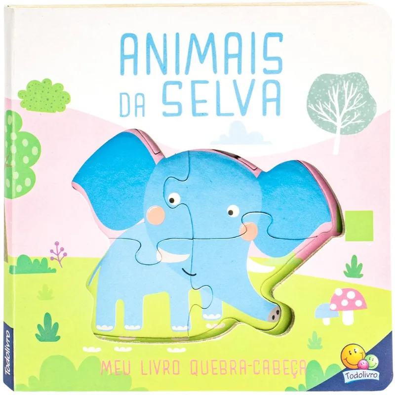 Meu Livro Quebra-cabeça: Animais da Selva