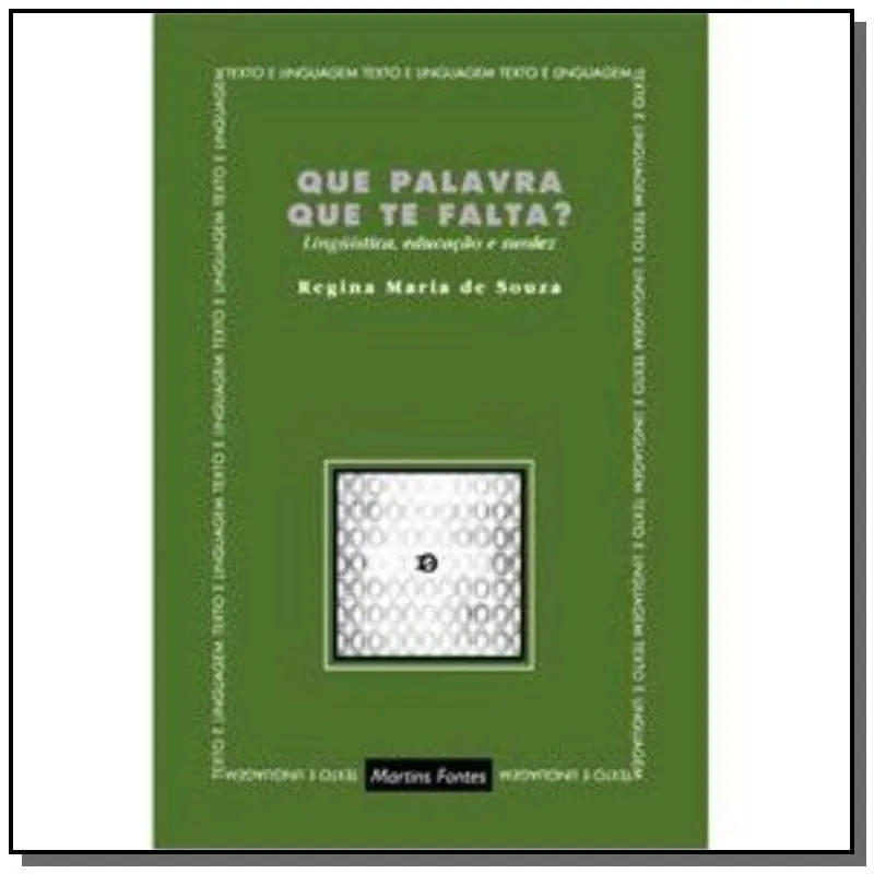 QUE PALAVRA QUE TE FALTA?