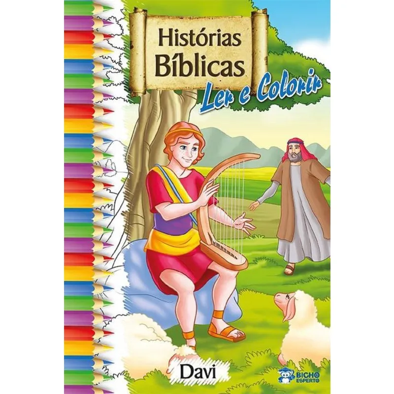 Histórias Bíblicas Para Ler E Colorir - Davi