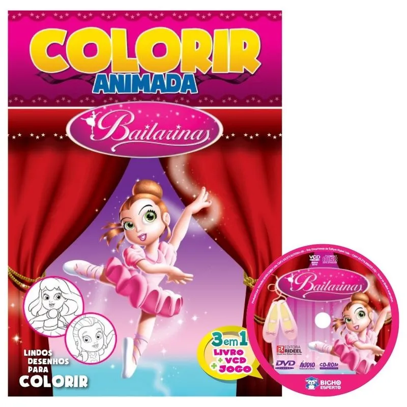 Colorir Animada - Bailarinas - 1ª Ed.