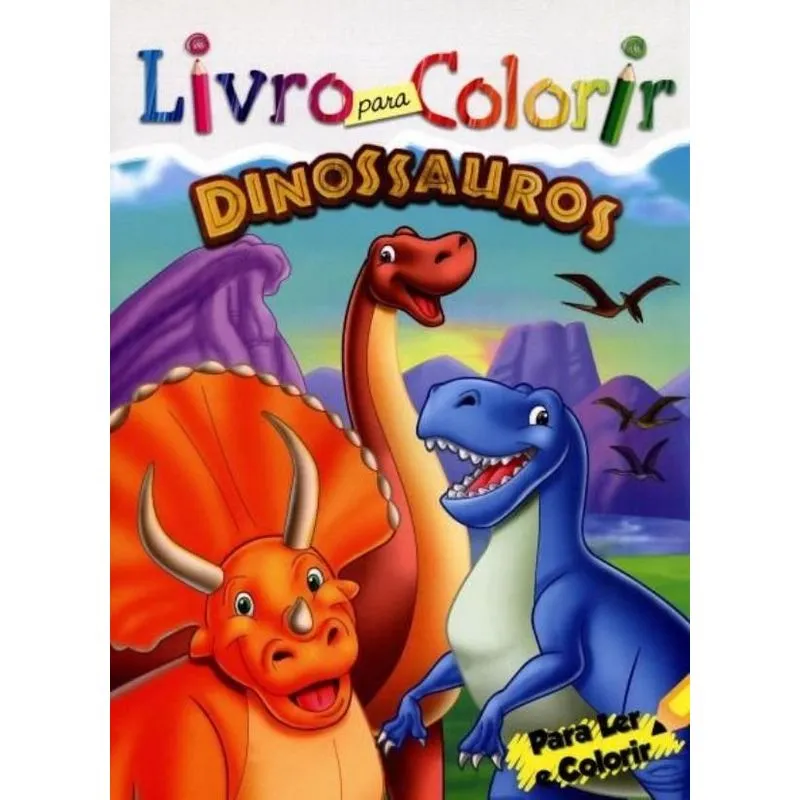 Livro para Colorir - Dinossauros