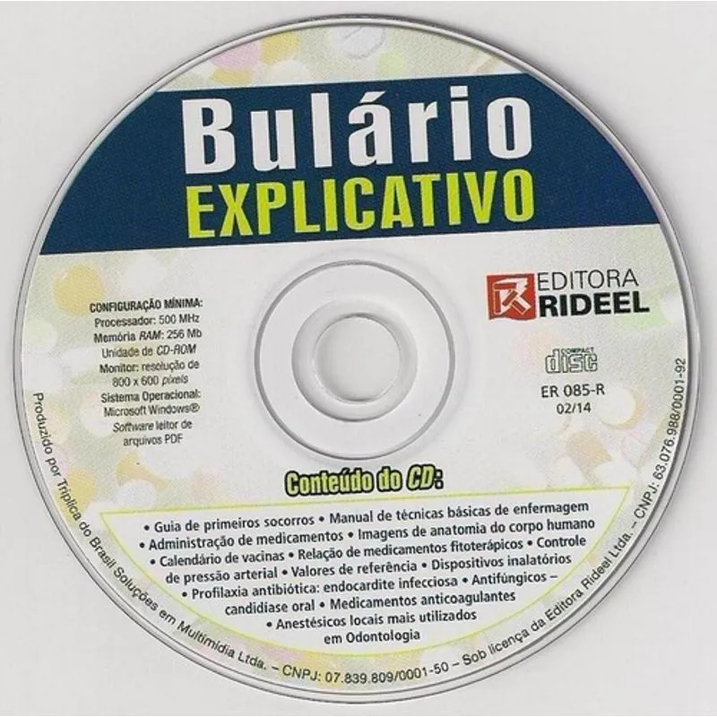 Bulario Explicativo - Cd-room