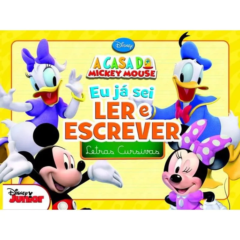 Eu Ja Sei Ler e Escrever Letras Cursivas - Disney