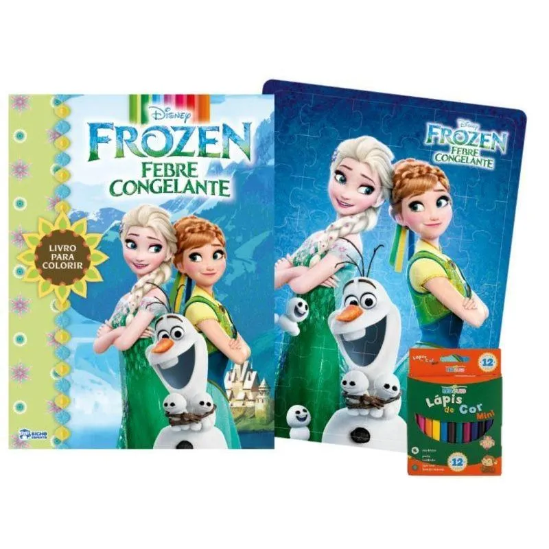 Kit Diversão - Disney - Frozen - Febre Congelante