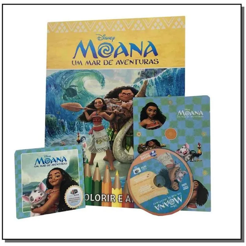 Moana - para Colorir e Aprender