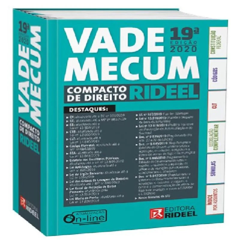VADE MECUM COMPACTO DE DIREITO RIDEEL