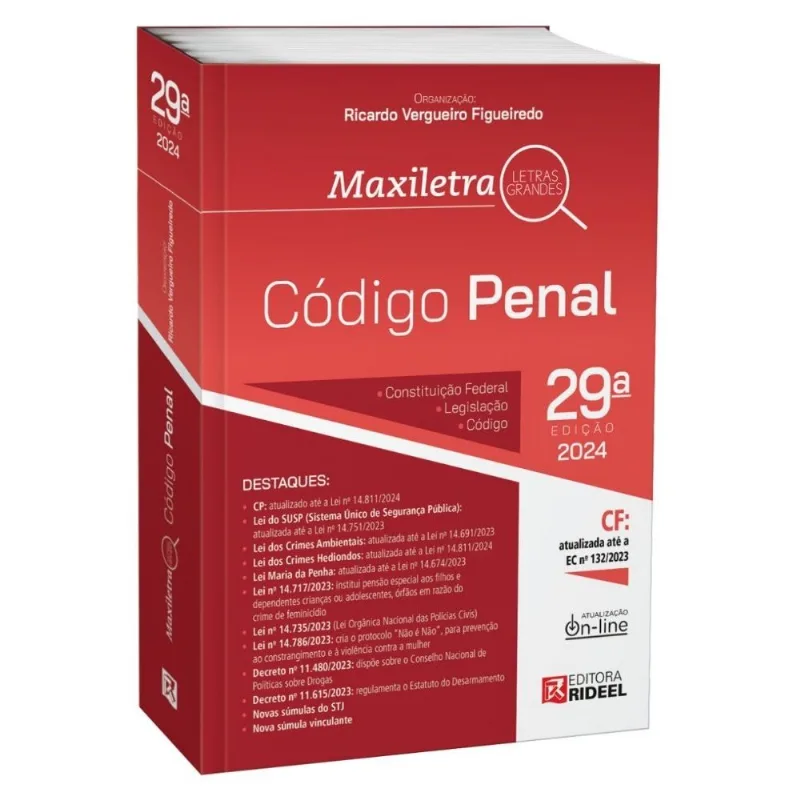 Código Penal - Coleção Maxiletra - 2024 29ª Edição