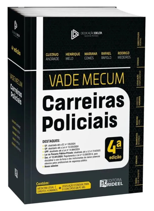 Vade Mecum Carreiras Policiais - Dedicação Delta - 4ª Edição