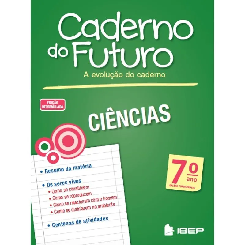 Livro - Caderno do Futuro Ciências 7º ano