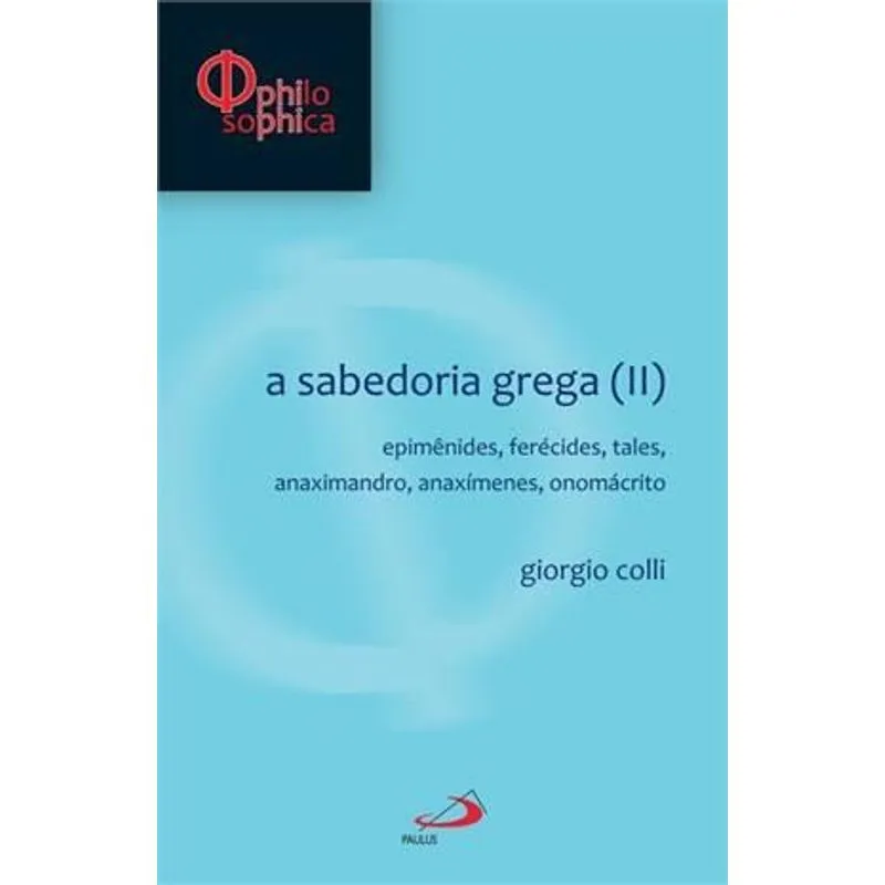 Sabedoria Grega, A, V.2