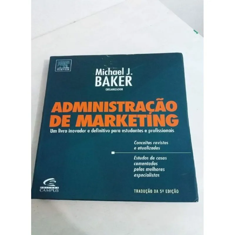 Usado - Administra�ao De Marketing (michael J.baker)