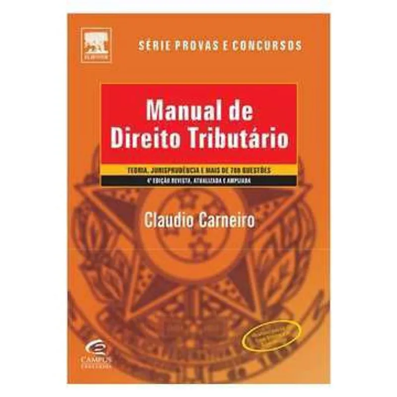 Manual de Direito Tributário Claudio Carneiro - (ver ficha tecnica E descricao used)