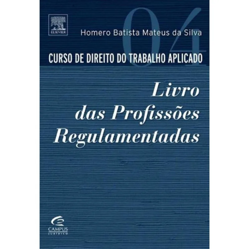 Curso De Direito Do Trab Aplic Vol 04 Livro Profi