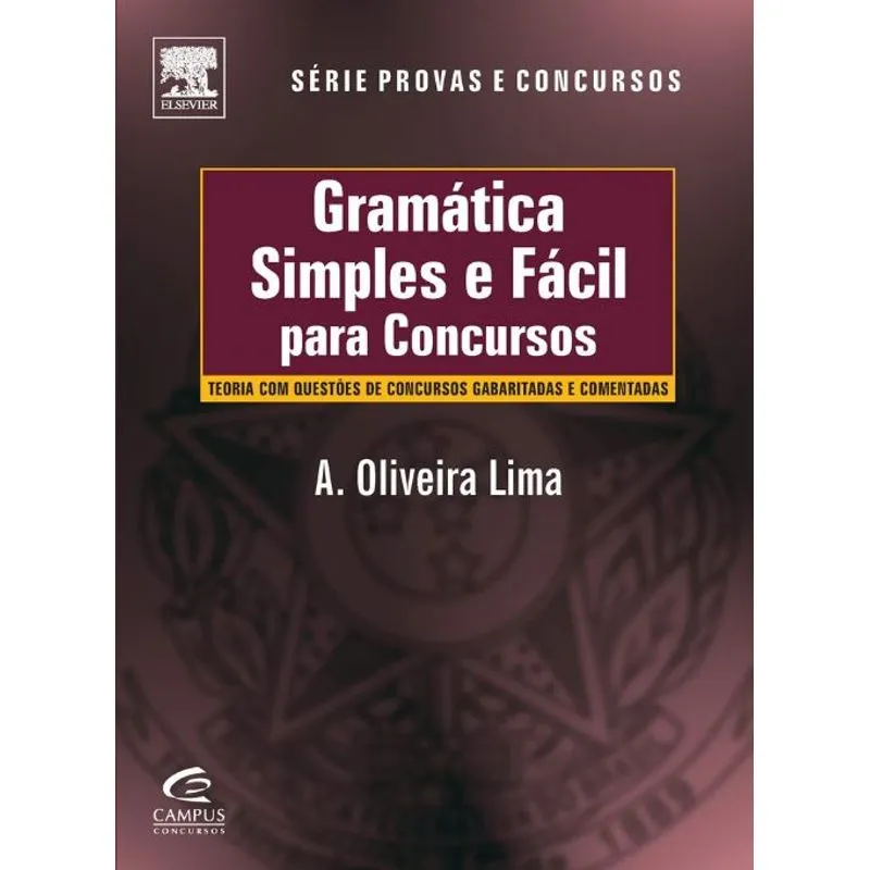 Usado - Gramática Simples E Fácil Para Concursos