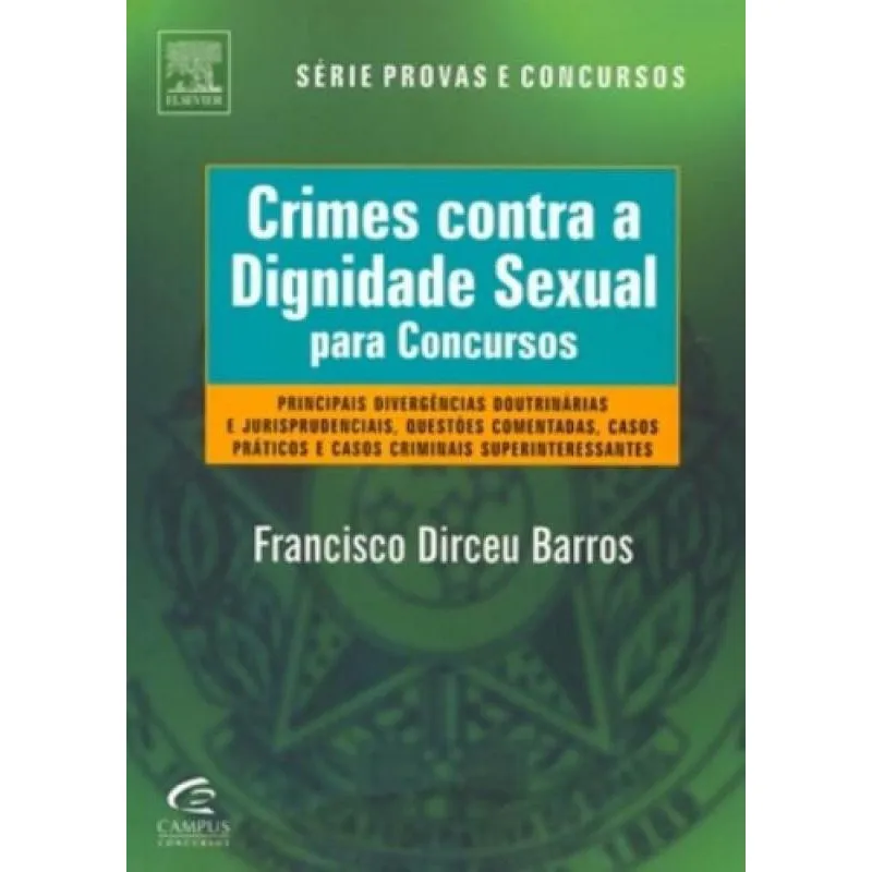 Livro Crimes Contra A Dignidade Sexual Para Concursos