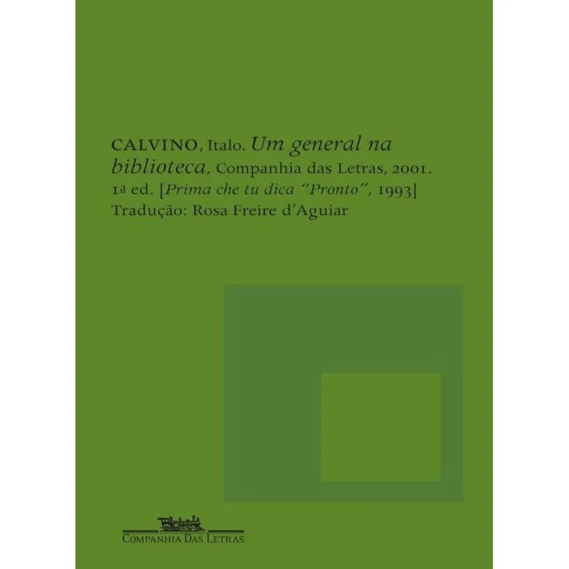 Usado - Um General Na Biblioteca (italo Calvino)