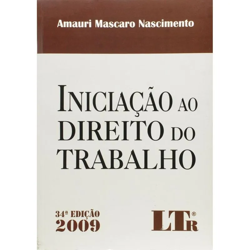 Iniciaçao Ao Direito Do Trabalho