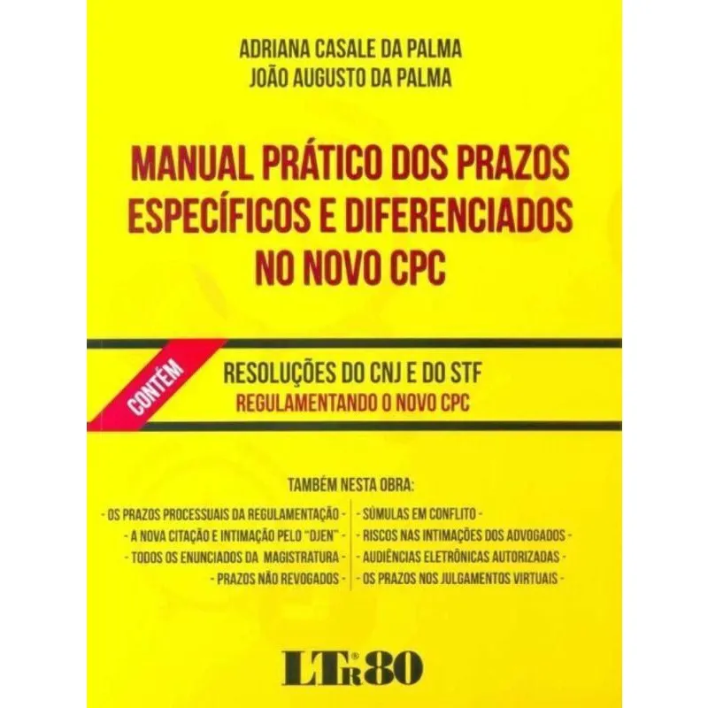 Manual Prat. Prazos Esp. e Difer. Novo Cpc-01ed/16