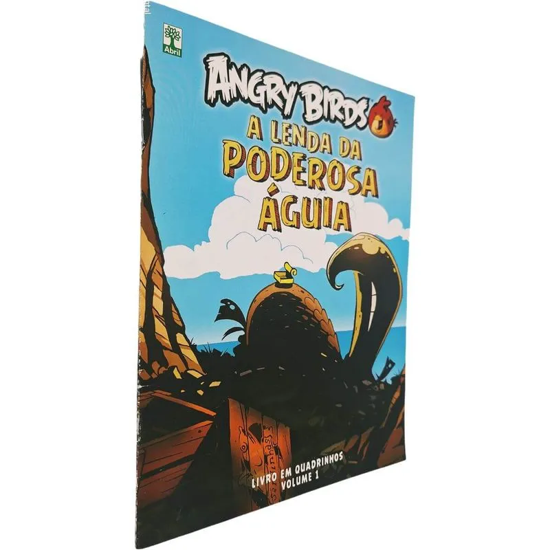 Quadrinhos Hq Gibi Graphic Novel Formato 20x26 Cm Lombada Com Grampos Angry Birds A Lenda Da Poderosa Águia Volume 1