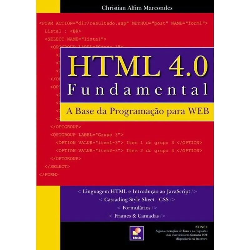 Livro - HTML 4.0 fundamental: A base da programação WEB