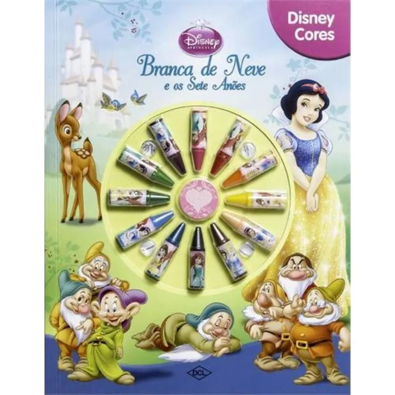 Branca De Neve E Os Sete Anoes - Disney Cores