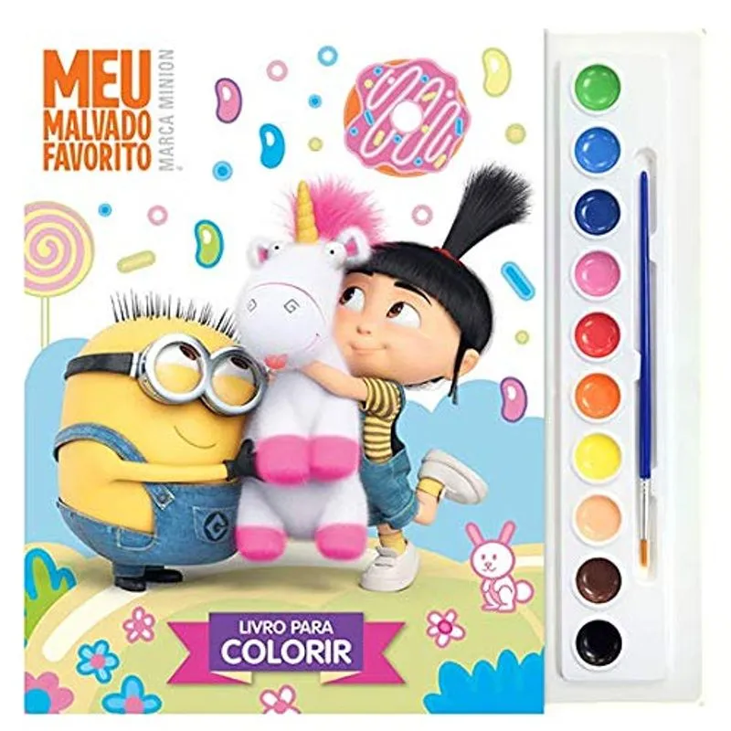 Livro Coleção Aquarela - Fluffy - Meu Malvado Favorito