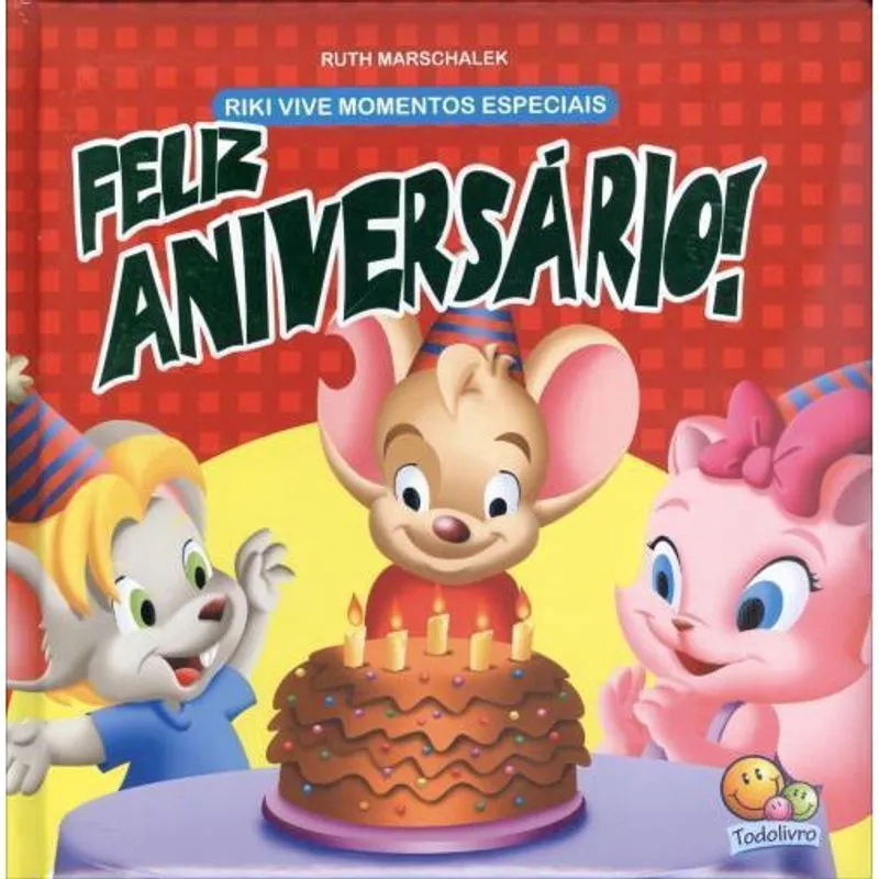 Livro Riki Vive Momentos Especiais Feliz Aniversário