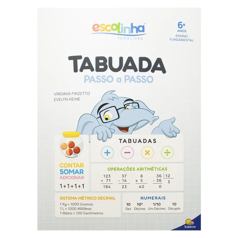 Escolinha Tabuada Passo a Passo