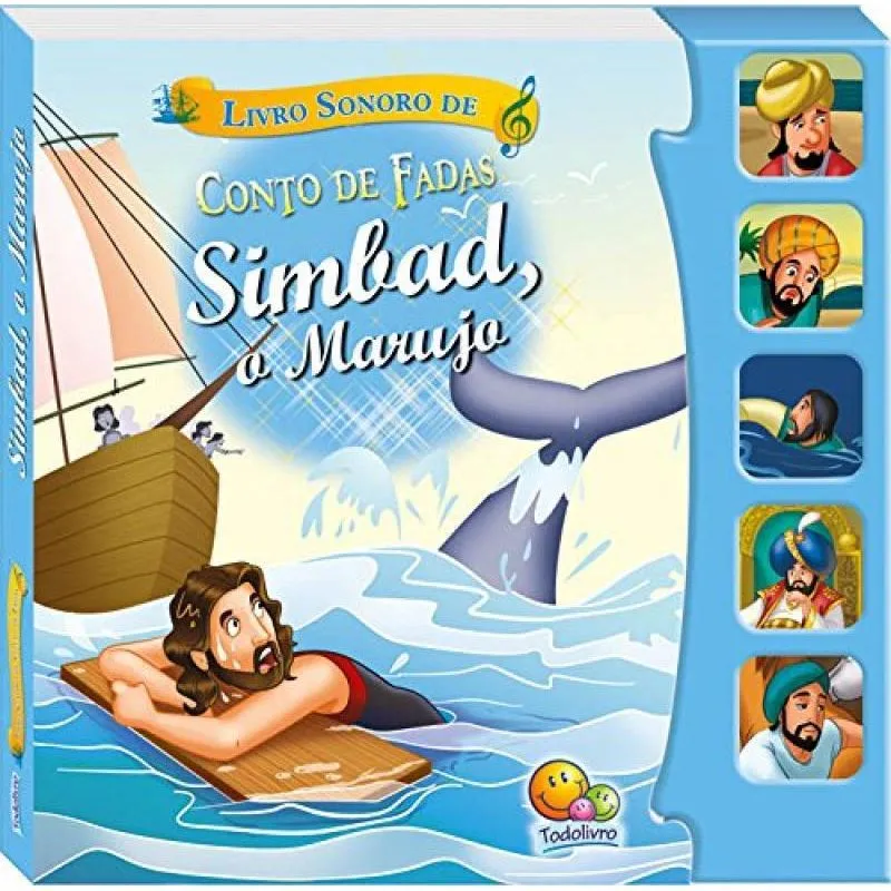Livro Simbad, O Marujo. Livro Sonoro De Conto De Fadas