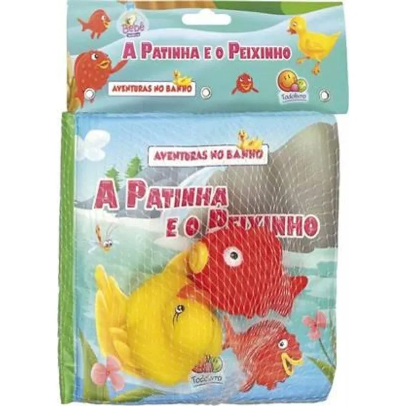 Aventuras no Banho: A Patinha e o Peixinho