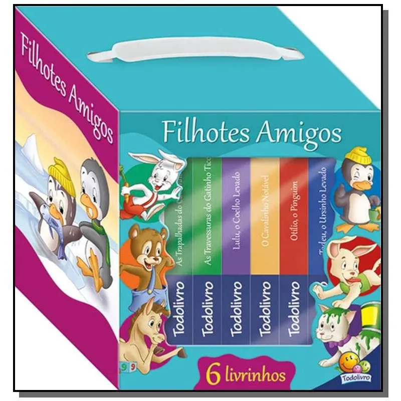 Box Filhotes Amigos - 6 Volumes