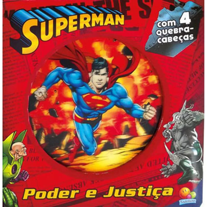LENTICULAR 3D LICENCIADOS: SUPERMAN - PODER E JUSTIÇA