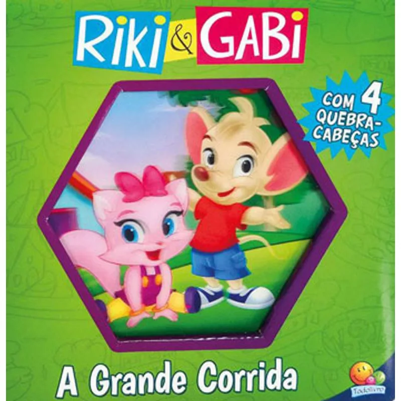 LENTICULAR 3D LICENCIADOS: RIKI & GABI - A GRANDE CORRIDA