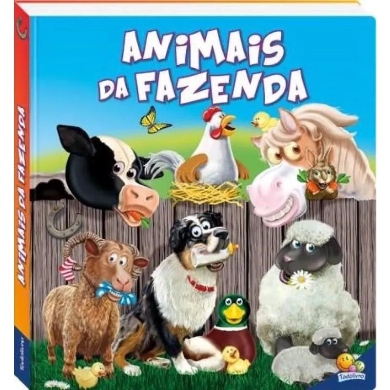 Livro Misturas E Combinacoes Em Pop-Ups - Animais Da Fazenda