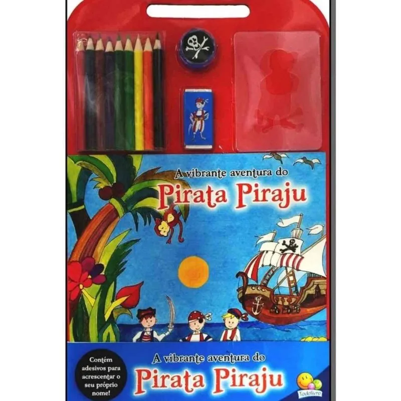 Um Toque de Cor - Vibrante Aventura Pirata Piraju