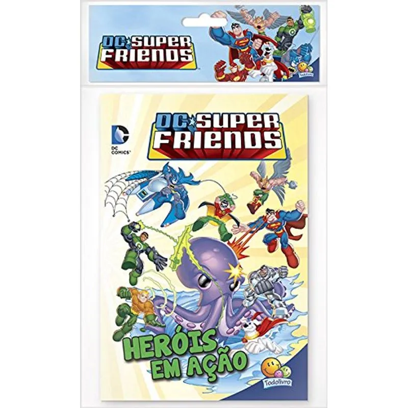 DC Super Friends - Solapa média com 8 livros