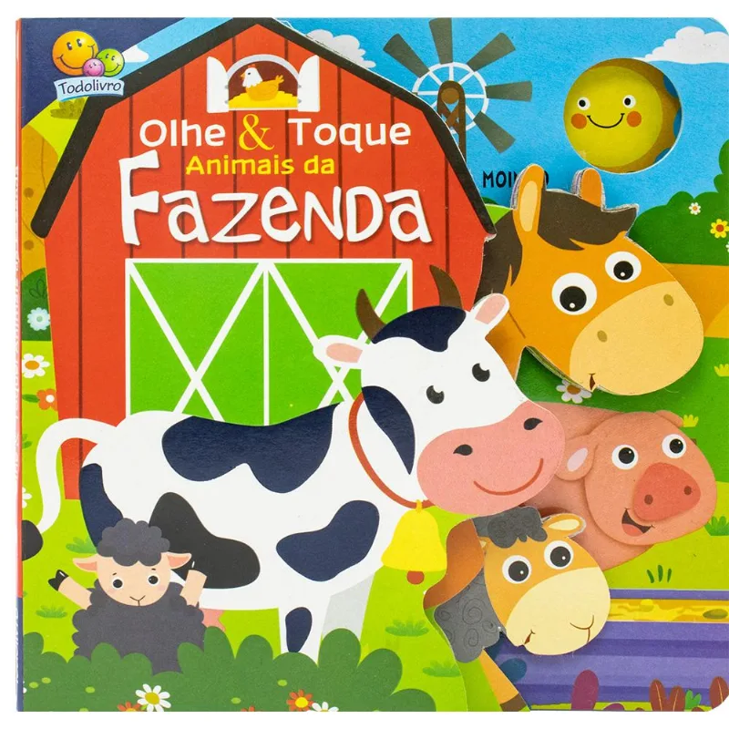 Olhe e Toque! Animais da Fazenda