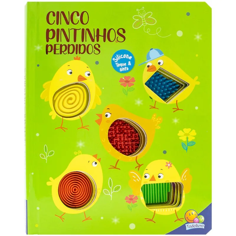 Esconde-Esconde animado! Toque & Sinta:Cinco Pintinhos Perdidos