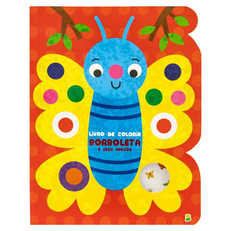 Livro de Colorir Recortado: Borboleta