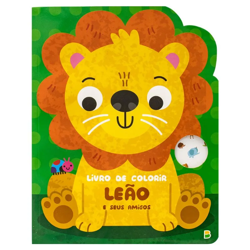 Livro de Colorir Recortado: Leão