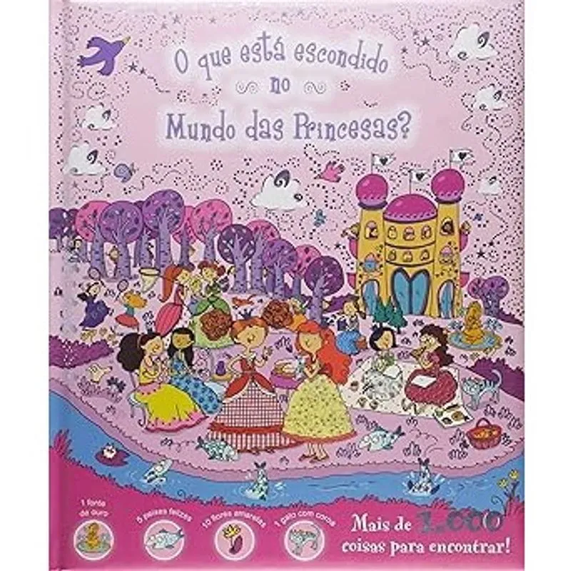 Livro O que está escondido no mundo das princesas?, Autor e editora Ciranda Cultural