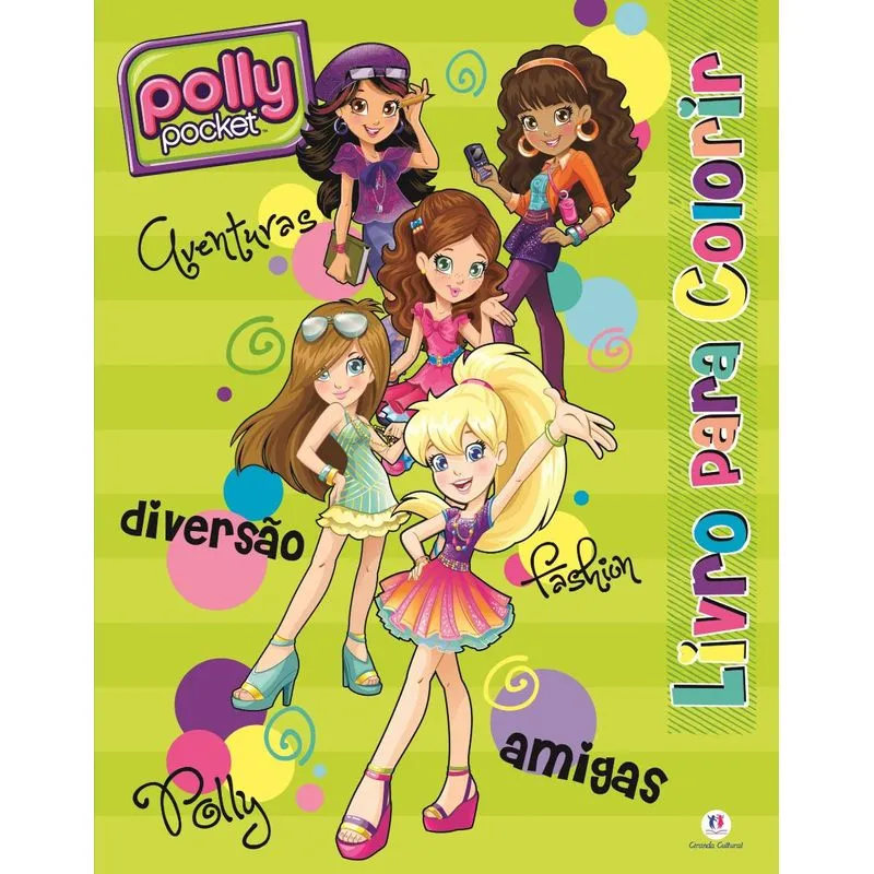 Polly Pocket - livro para colorir