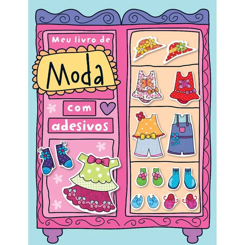 Meu livro de moda com adesivos